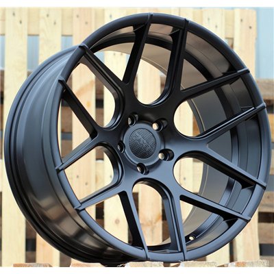 R20x10  5X120  ET  0  74.1  SSA03  (HX022)  Black Half Matt (BLHM)  For HAXER  (Z7)  (Rear+Front)