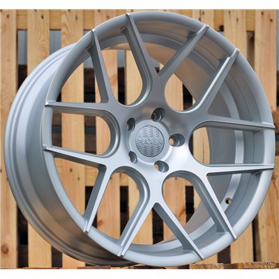 R18x10  5X120  ET  15  74.1  SSA03  (HX022)  Silver Shining (SS)  For HAXER  (Z2+Z4+Z7)  (Rear+Front)
