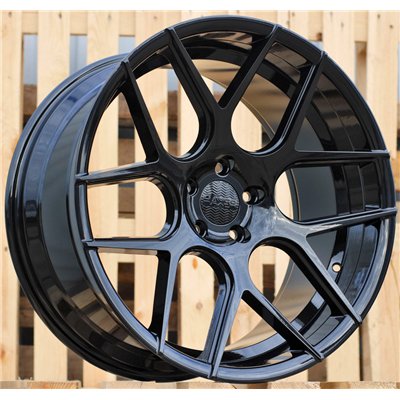 R17x8  5X120  ET  20  74.1  SSA03  (HX022)  Black (BL)  For HAXER  (P2+Z1+Z4)  (Rear+Front)