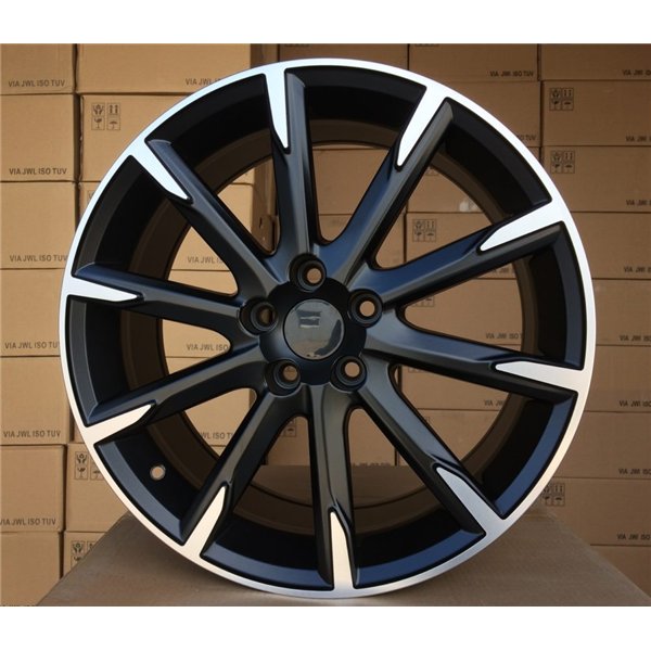 R20x9  5X108  ET  38  67.1  V516  (FE135)  Black Polished Half Matt (MBHM)  For VOLVO  (P1)