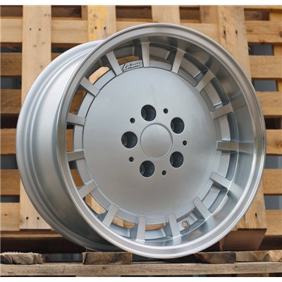 R16x9  5X112  ET  10  66.6  SW355  Silver+Polished Lip (SP)  For MERCEDES  (P1)  (Rear+Front)