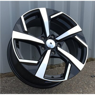 R17x7.5  5X114.3  ET  40  66.1  XE173  Black Polished (MB)  For NISSAN  (P2+Z6+R)
