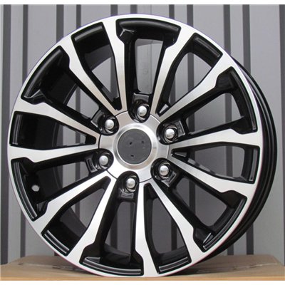 R19x7.5  6X139.7  ET  25  106.1  XE203  Black Polished (MB)  For TOYOTA  (P1)  (4X4)