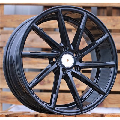 R17x7.5  5X105  ET  42  56.6  XF099  (QC177)  Black (BL)  For RACINGLINE  (N2)  (Style Vossen (AKC 75 Eur))