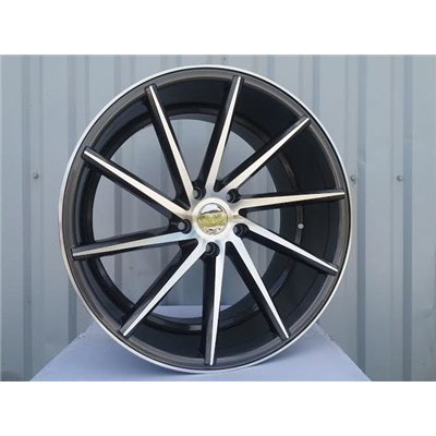 R19x9  5X120  ET  35  72.6  XF099  Grey Polished (MG)  For RACINGLINE  (K3)  ((Right) Style Vossen (AKC 70 Eur))