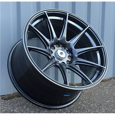 R19x10  10X114/120  ET  30  72.6  XF266  Hyper Black (HB)  For RACINGLINE  (P1)  ((AKC 110 Eur) REAR+FRONT)