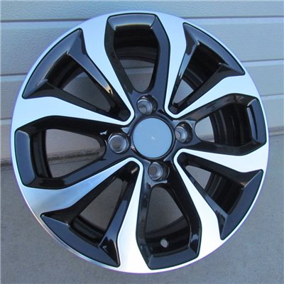 R15x6  4X100  ET  45  54.1  XF275  Black Polished (MB)  For HYUNDAI  (P1)