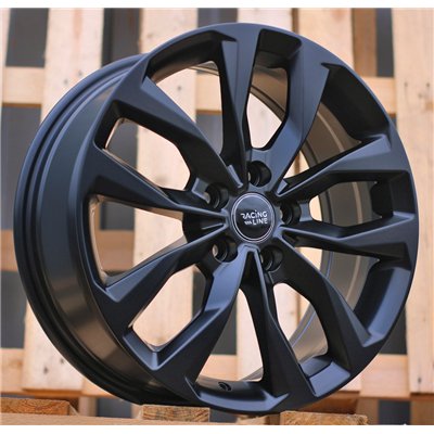 R16x6.5  5X100  ET  45  57.1  Y1144  Black Half Matt (BLHM)  For RACINGLINE  (R+P)