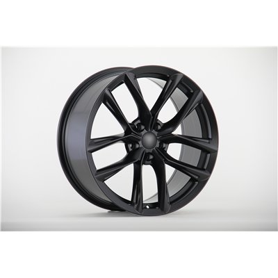 Rear W2114-10 TESLA Satin Black R21x10J  5x120mm 64.1mm