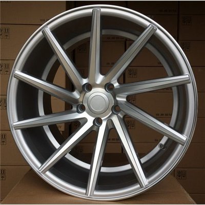 R20x8.5  5X114.3  ET  33  73.1  B1058  Polished Silver+Powder Coating (MSPC)  For RACINGLINE  (P)  (LEFT SIDE (Style Vossen)(AKC