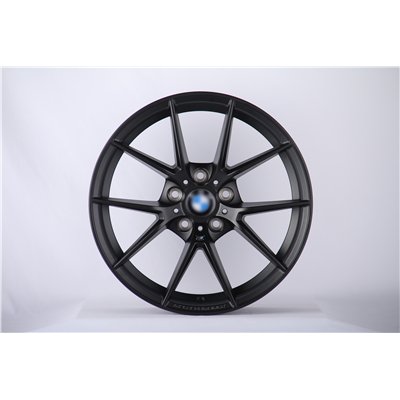 Front W764-9 BMW Satin Black R19x8.5J 5x112 66.5