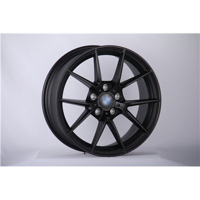 Rear W764-2 BMW Satin Black R18x9J 5x120 72.56