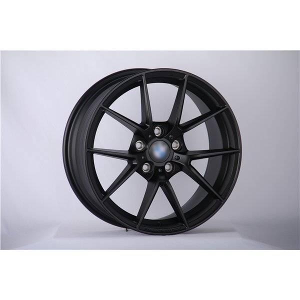 Rear W764-2 BMW Satin Black R18x9J 5x120 72.56