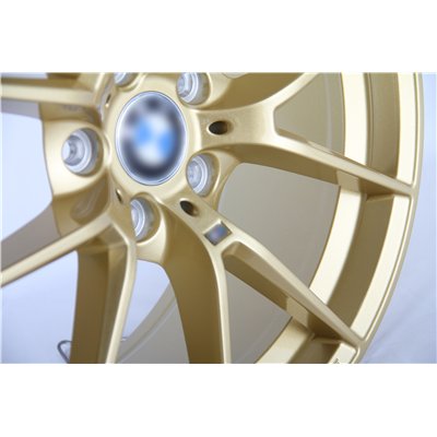 Rear W764-6 BMW Luxury Gold R18x9J 5x120 72.56