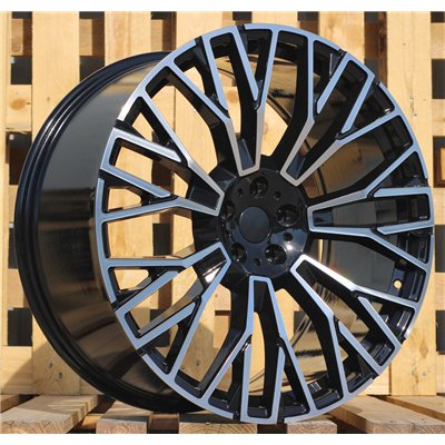 R21x9.5  5X112  ET  37  66.6  3S1111  Black Polished (MB)  For BMW  (K4+P)  (HYBRID FORGED New BMW X5)