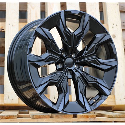 R20x8.5  5X112  ET  28  66.6  A5915  (YF5716)  Black+Tinted Face (BLTF)  For BMW  (M)  (HYBRID FORGED New 5 Series VIII / i5 (G6