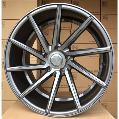 R19x8.5  5X112  ET  25  66.5  B1058  Grey (GR)  For RACINGLINE  (P)  ((AKC 100 Eur) Style Vossen)
