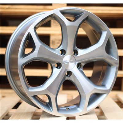 R17x7.5  5X108  ET  50  63.4  BK386  Grey Polished (MG)  For FORD  (D1)