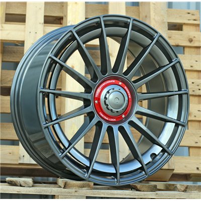 R17x7.5  10X100/112  ET  40  66.5  FBX298  Gun Metal (GM)  For RACINGLINE  (M+Z7)  (HYBRID FORGED Style OZ)