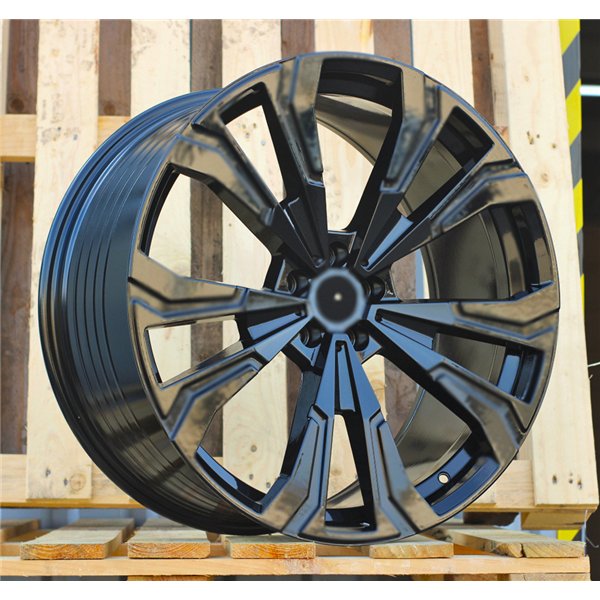 R22x9.5  5X112  ET  32  66.6  FBX307  Black (BL)  For BMW  (M)  (HYBRID FORGED New X7 Rear+Front)