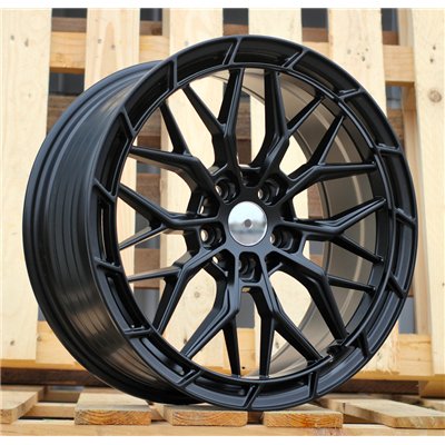 R18x8  5X108  ET  40  67.1  FBX384  Black Half Matt (BLHM)  For RACINGLINE  (Z7)  (HYBRID FORGED)