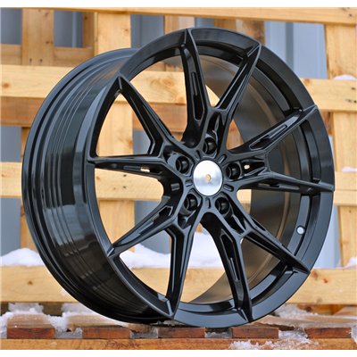 R18x8  5X112  ET  40  66.5  FBX425  Black (BL)  For RACINGLINE  (Z7)  (HYBRID FORGED)
