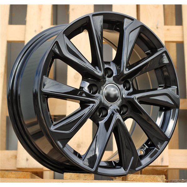 R16x6.5  5X114.3  ET  45  60.1  FE177  (BK5463)  Black (BL)  For TOYOTA  (R)