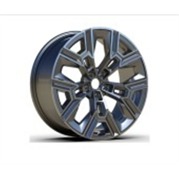 R20x8.5  5X112  ET  25  66.6  HF5220  Grey Polished (MG)  For BMW  (K3)  (HYBRID FORGED Rear+Front)