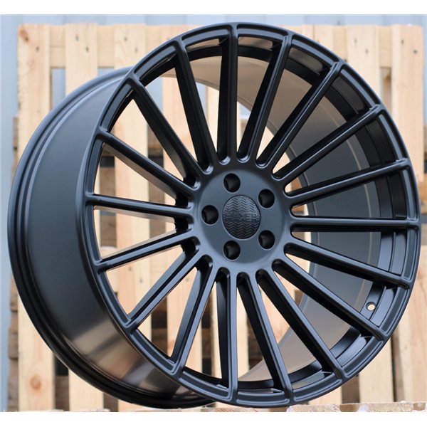 R21x10.5  5X112  ET  40  66.6  HX010  Black Half Matt (BLHM)  For HAXER  (Z2+Z1+Z3+Z7)  (Rear+Front)