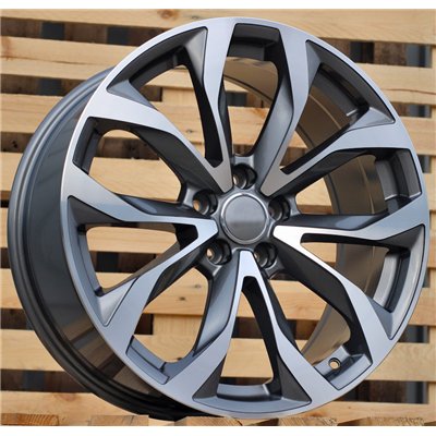 R17x7.5  5X112  ET  40  66.5  XF562  Grey Polished (MG)  For AUDI  (R)