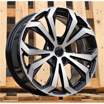 R18x7  5X114.3  ET  35  60.1  Y1133  (FBX247)  Black Polished (MB)  For TOYOTA  (Z7)  (HYBRID FORGED New RAV-4)