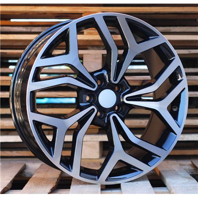 R20x8  5X108  ET  40  63.3  D1419  (B5816)  Black Polished (MB)  For LAND ROVER  (P2+K4)