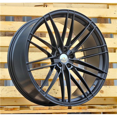 R23x10  5X112  ET  15  66.5  F1995  (IN417)  Black Half Matt (BLHM)  For AUDI  (M)  (ABT Style)