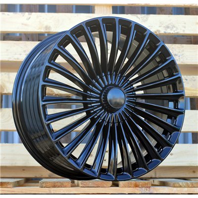 R19x8.5  5X112  ET  40  66.6  FBX202  Gloss Black (GB)  For MERCEDES  (K3)  (HYBRID FORGED)