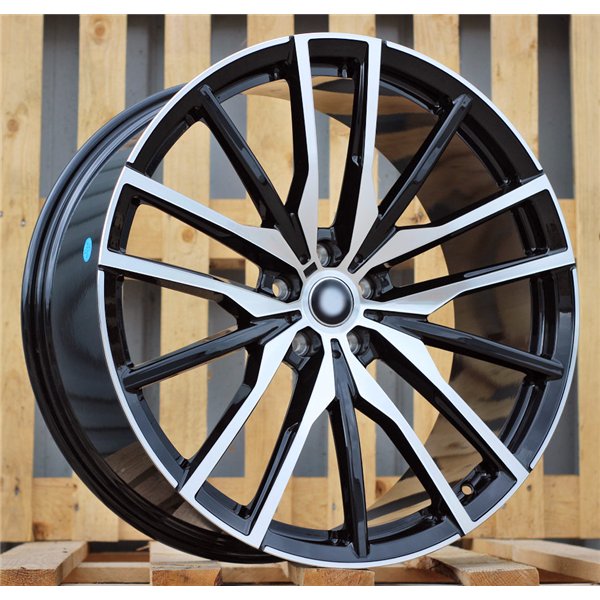 R20x10  5X120  ET  40  74.1  H0324  (BY1473)  Black Polished (MB)  For BMW  (Z3+Z6)  (Rear+Front)