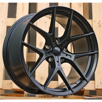 R18x9  5X120  ET  40  72.6  I5484  Black Half Matt (BLHM)  For BMW  (Z6)  (Rear+Front)