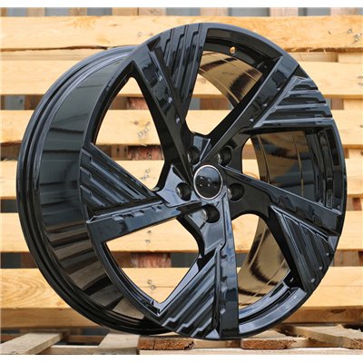R20x9  5X112  ET  38  66.5  I5639  Black (BL)  For AUDI  (P2)  ((AKC 130 Eur))