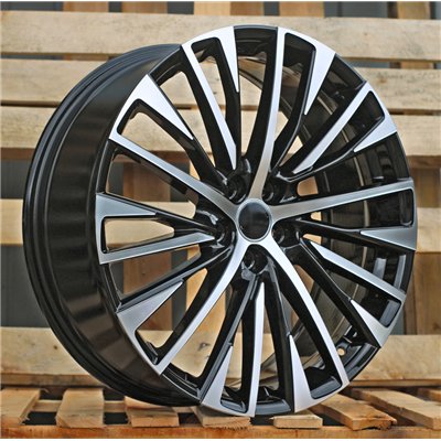 R21x8  5X114.3  ET  40  60.1  Y1118  Black Polished (MB)  For LEXUS  (Z4)  (New RX AL30 HYBRID FORGED (Bolt 14x1.5 conus))
