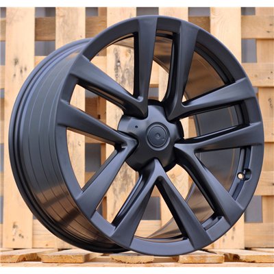 R21x9.5  5X120  ET  40  64.1  YF5591  Black Half Matt (BLHM)  For TESLA  (Z6)  (HYBRID FORGED (Model S)(Rear+Front))
