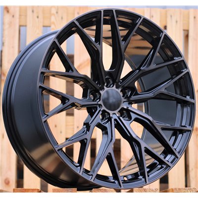 R20x10  5X112  ET  40  66.6  3S266  Black+Tinted Face (BLTF)  For RACINGLINE  (K2)  (HYBRID FORGED (Max Load 815kg.) Front+Rear)