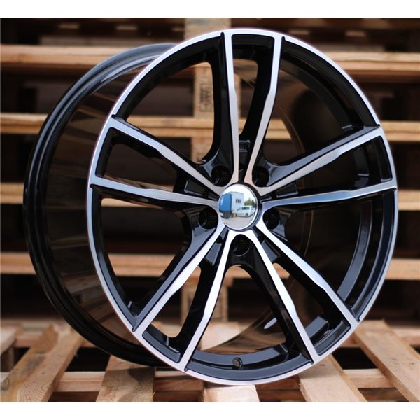R18x8  5X120  ET  34  72.6  A5588  (IN5574)  Black Polished (MB)  For BMW  (P2+Z5)