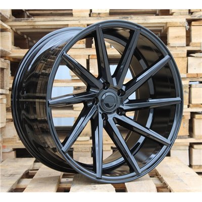 R19x8.5  5X114.3  ET  40  73.1  B1059  Black (BL)  For RACINGLINE  (Z4+Z2)  (RIGHT SIDE (Style Vossen))