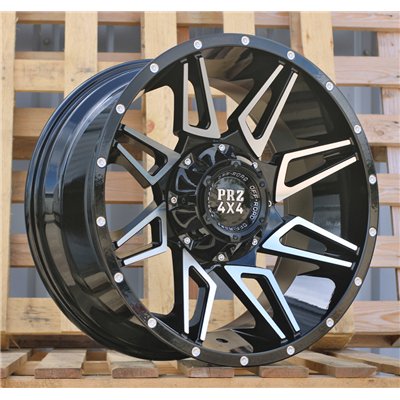 R20x10  6X139.7  ET  0  106.1  B1955  Black Polished (MB)  For 4X4  (K3)