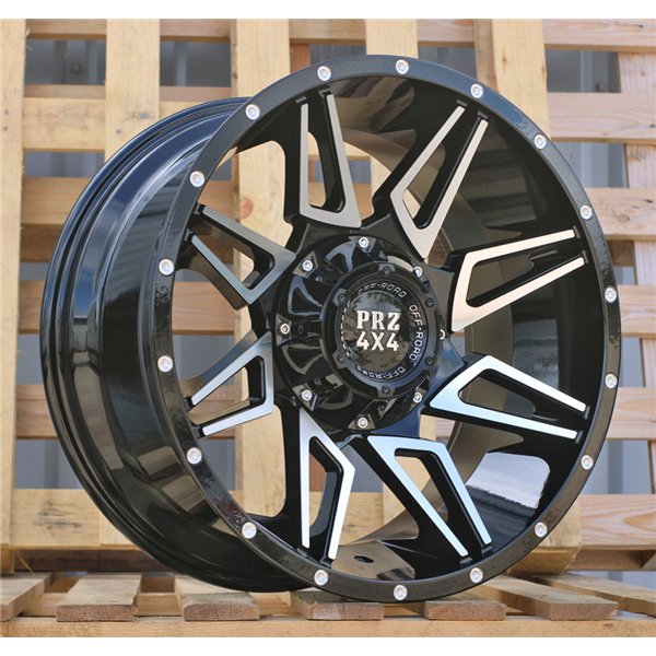 R20x10  6X139.7  ET  0  106.1  B1955  Black Polished (MB)  For 4X4  (K3)