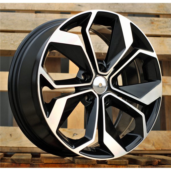 R16x6.5  5X114.3  ET  41  66.1  B5168  Black Polished (MB)  For RENAULT  (R)