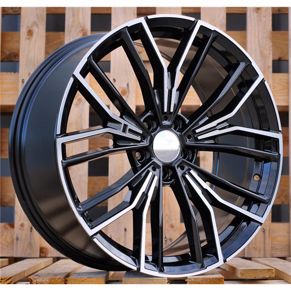 R20x9  5X112  ET  44  66.6  B5964  Black Polished (MB)  For BMW  (P)  (New Model BMW 5 (Rear+Front))