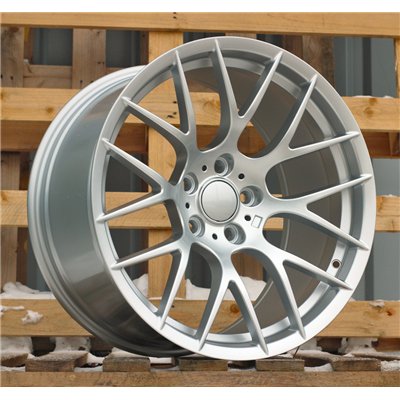 R18x9  5X120  ET  38  72.6  BY956  Silver Shining (SS)  For BMW  (Z2)  (Rear+Front)