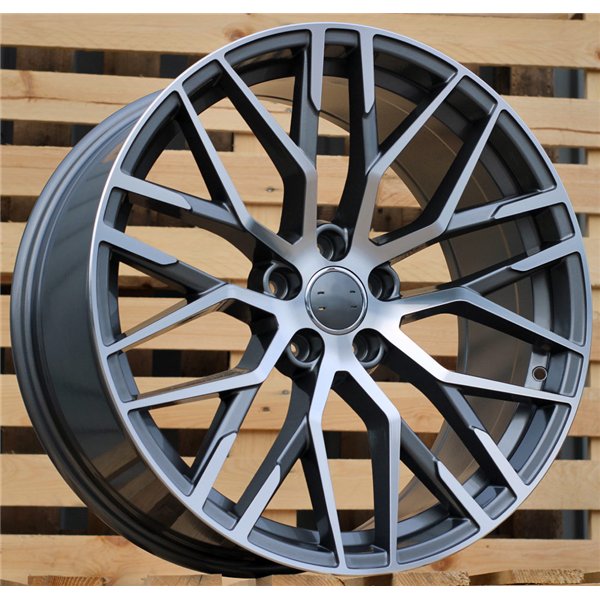 R19x8.5  5X112  ET  39  66.5  XFE30  (BY1373)  Grey Polished (MG)  For AUDI  (Z2)