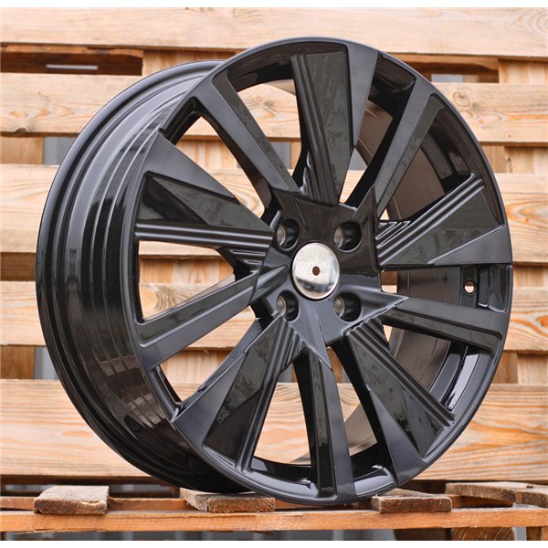 R18x7  4X108  ET  35  65.1  YF1152  Black+Tinted Face (BLTF)  For PEUGEOT  (K7)  (HYBRID FORGED)