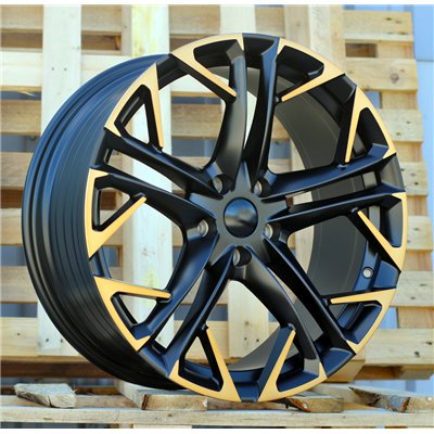 R20x8.5  5X112  ET  38  57.1  YF5719  Black Polished Half Matt Cooper (MBHMC)  For CUPRA  (Z5)  (HYBRID FORGED)